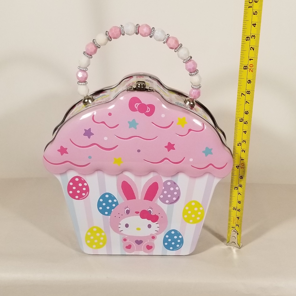 Hello Kitty Easter Purse Tin Metal Container NWT 2019 Sanrio